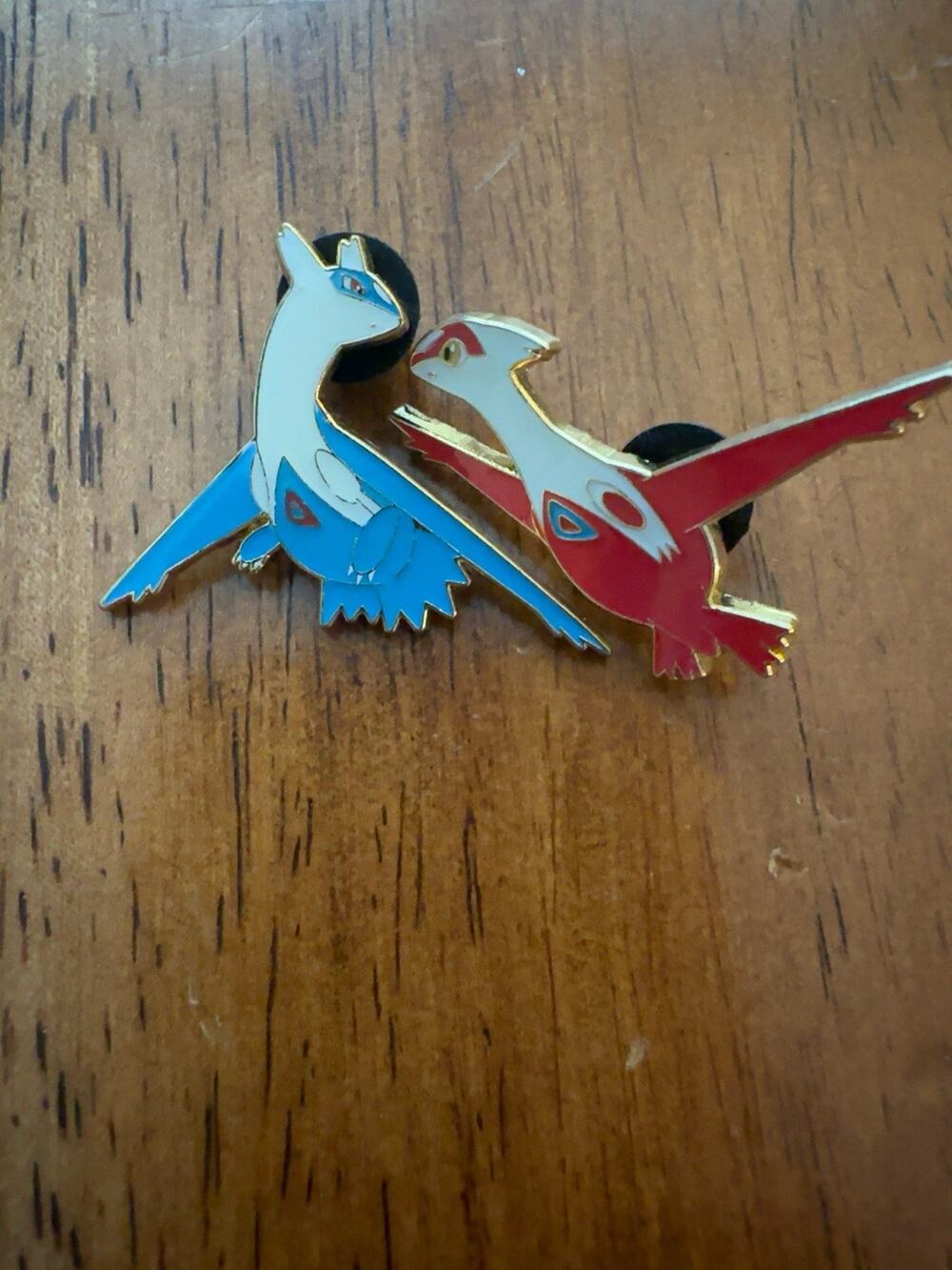Pokemon Center 2011 Latios & Latias Enamel Pin Lot Nintendo Official Rare